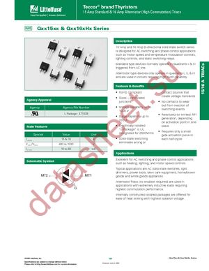 Q8016RH4TP datasheet  